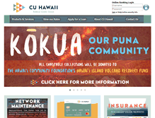 Tablet Screenshot of cuhawaii.com